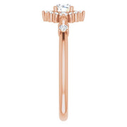 14K Rose 3/8 CTW Natural Diamond Ring - Robson's Jewelers