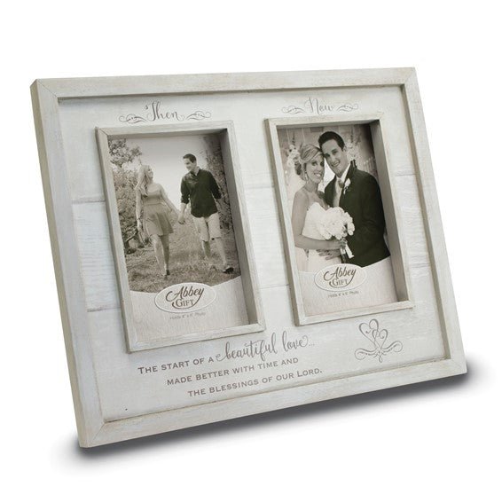 40th Anniversary - 4x6 Inch Wood Picture Frame - Great Anniversary