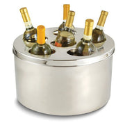 Stainless Steel Doublewall Insulated Beverage Tub with 6-Bottle Lid - Robson's Jewelers