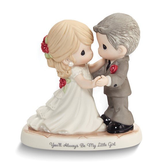 Precious Moments Father And Daughter Dancing Hand-painted Porcelain Figurine - Robson's Jewelers