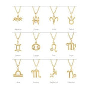 14K Yellow .015 CT Natural Diamond Scorpio Zodiac 16-18" Necklace - Robson's Jewelers