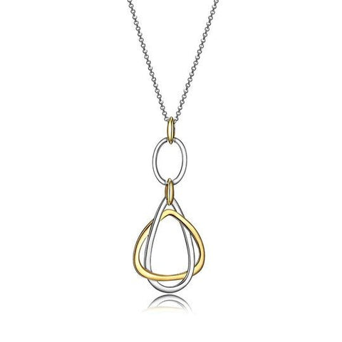 Ss Rhod Pltd 18K Yellow Gold Necklace - Robson's Jewelers